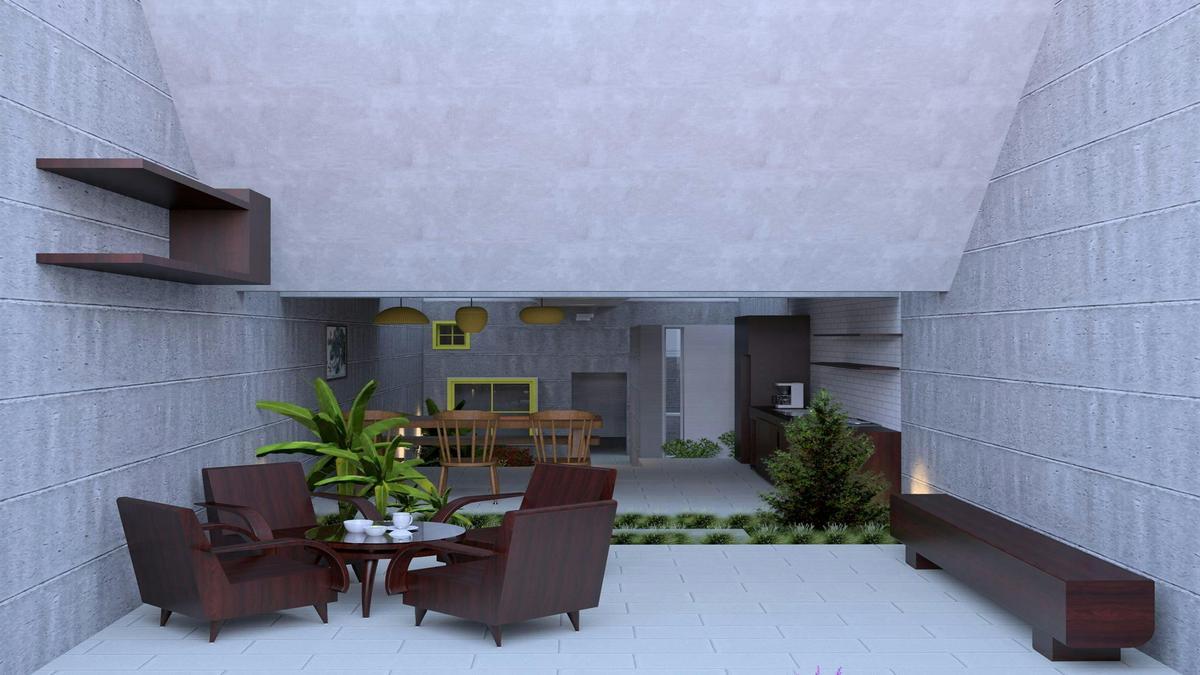 Decorare con piante aeree minimaliste in soggiorno