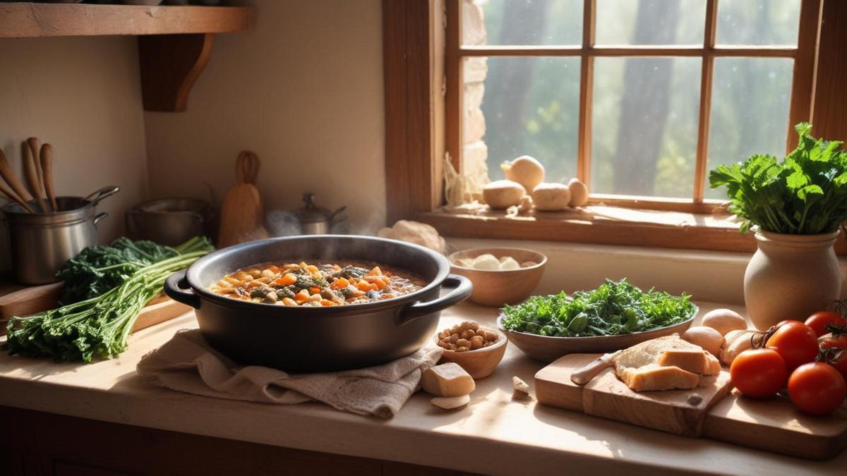 Ribollita rustica e saporita, pronta in meno di 30 minuti con ingredienti da dispensa