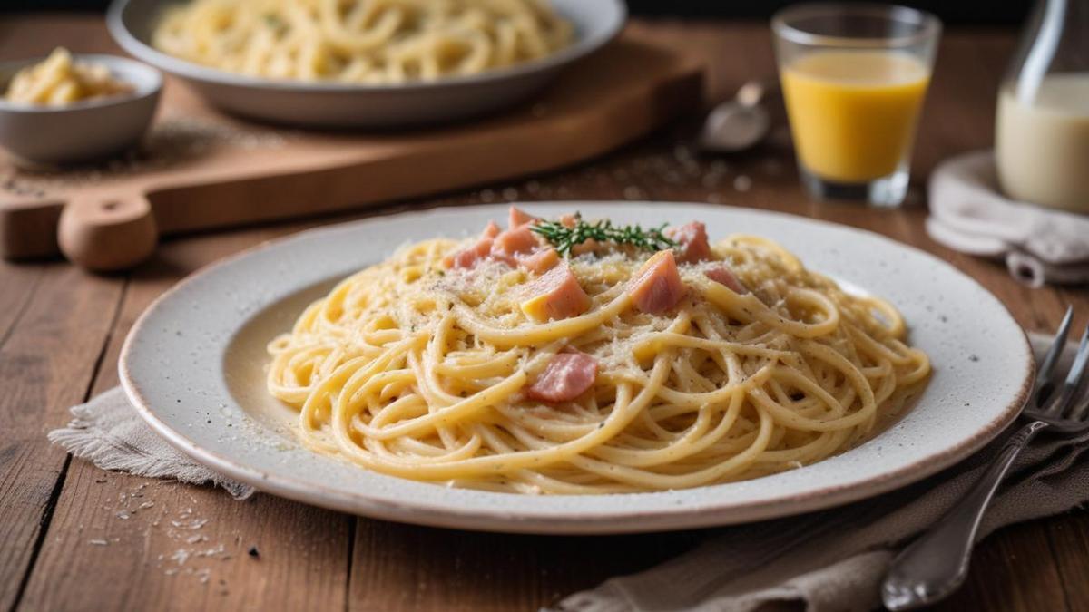 Spaghetti alla Carbonara cremosi e veloci: pronta in 15 minuti con ingredienti di dispensa!