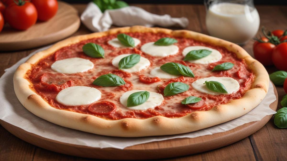 Pizza Margherita cremosa in meno di 30 minuti, senza impasto e con ingredienti da dispensa